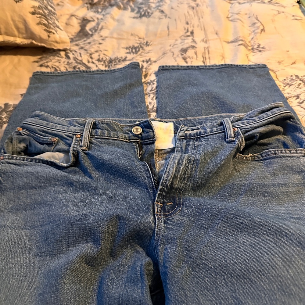 MOTHER Blue Flare & Wide Leg Jeans